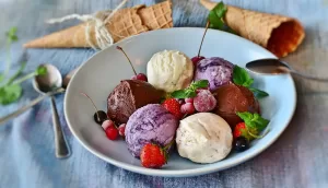 Delicious Ice Cream in a Bowl Image