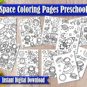 Space Coloring Pages