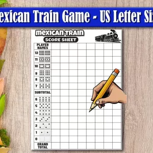 Mexican Train Score Card