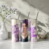 Funny sublimation tumbler wrap with “I Don’t Come With Brakes” text, ideal for bold digital crafts.