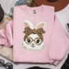 Light pink sweatshirt with trendy Easter graphic