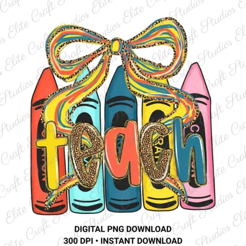 Cute Teacher Digital PNG Download