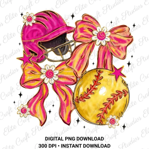 Softball Mom Shirt Design Digital PNG Download