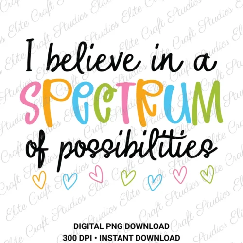 Spectrum Of Possibilities Digital PNG Download