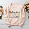 Light blush sweatshirt featuring the Spectrum of Possibilities PNG