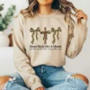 Girl wearing a tan hoodie with a boho leopard print mama design