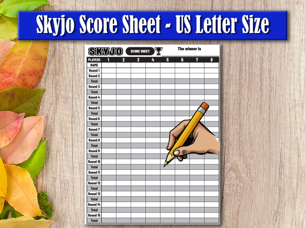 skyjo printable copy