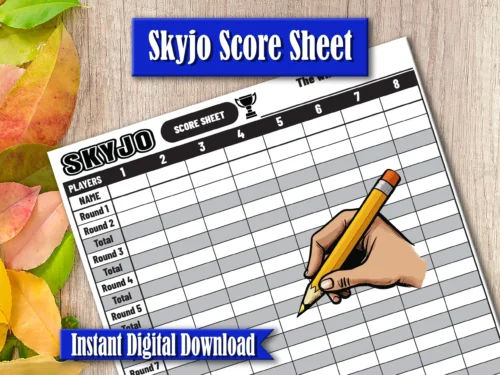skyjo score sheet copy