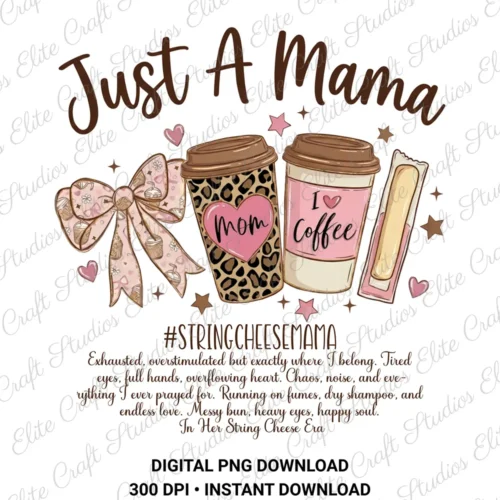 String Cheese Mama Era Digital PNG Download
