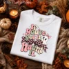 White fall sweatshirt flatlay featuring an If You Got It Haunt It PNG design